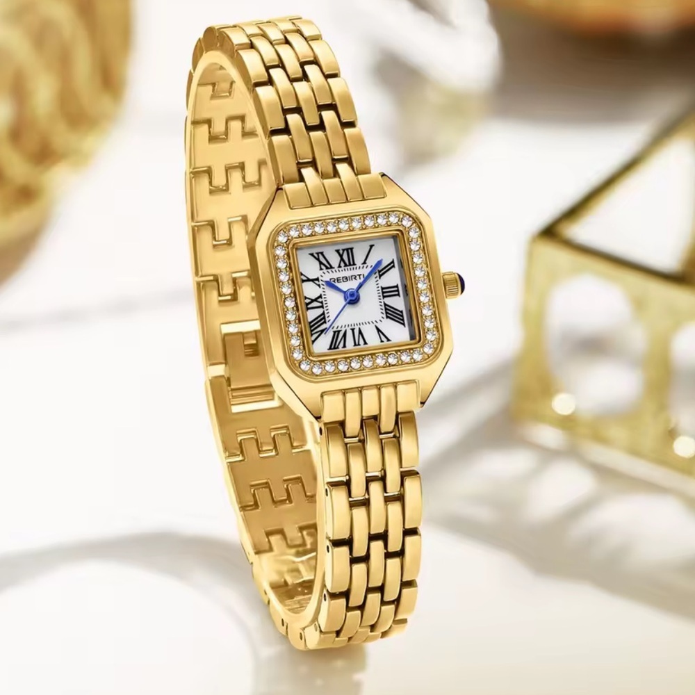 Panthere Classic Rectangle Stainless Steel Watch
Size adjustable